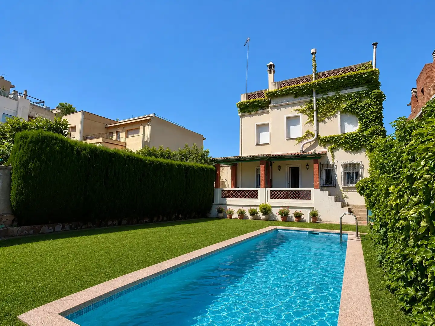 Jardín de Casa o chalet en venta en Barcelona con Calefacción, Jardín privado y Terraza