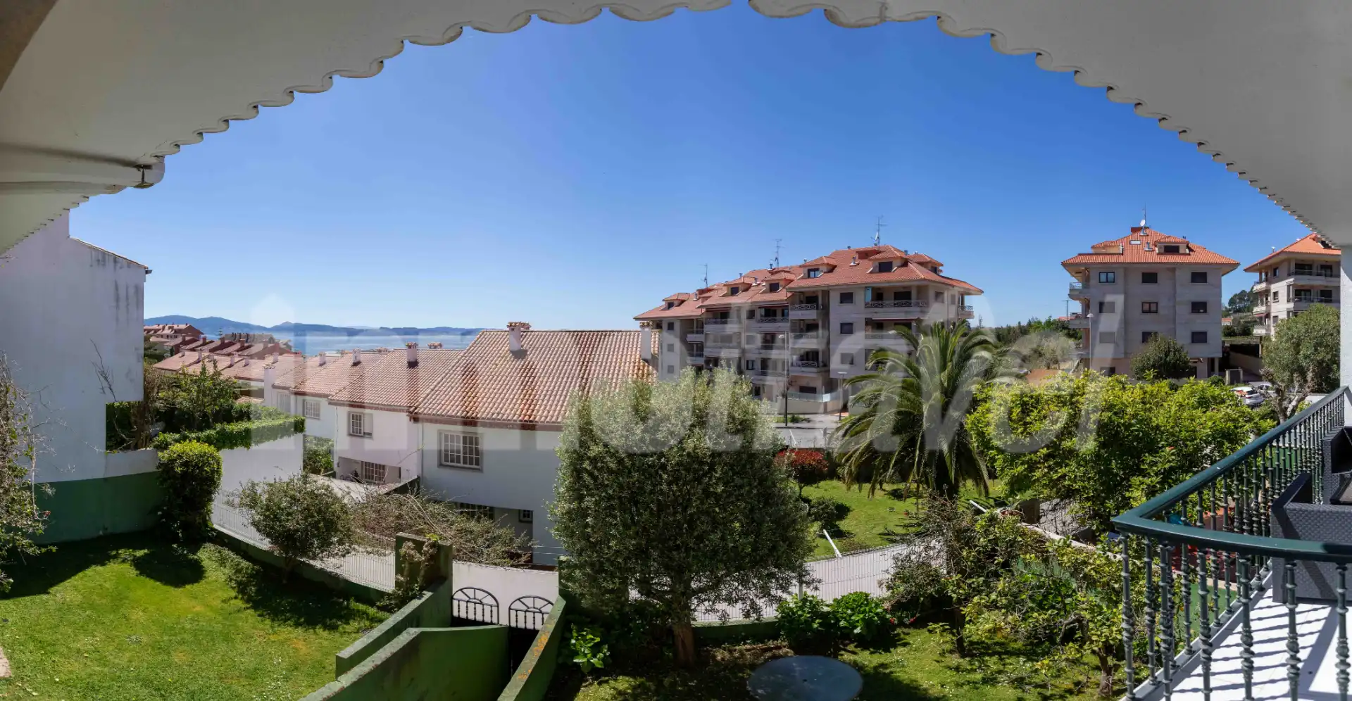 Jardí de Casa adosada de lloguer en Sanxenxo amb Jardí privat, Terrassa i Moblat
