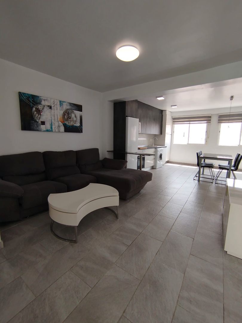 Living room of Flat to rent in  Murcia Capital  with Air Conditioner, Furnished and Washing machine
