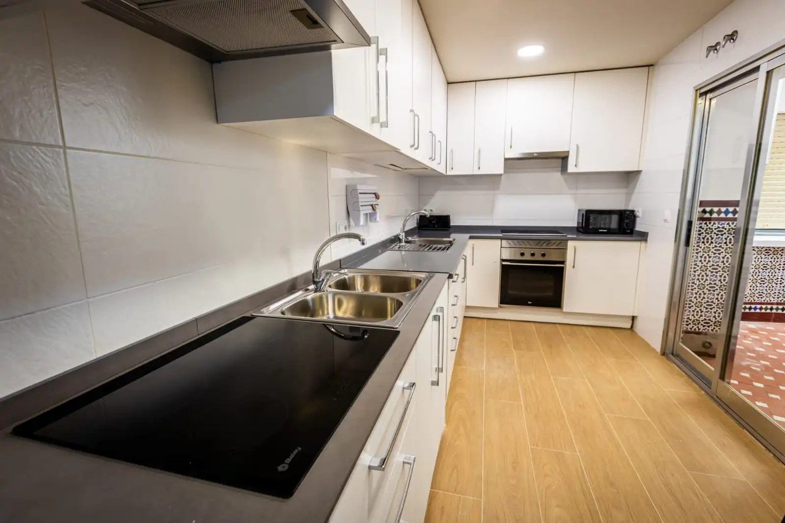 Kitchen of Flat for share in Parla  with Heating, Furnished and Oven