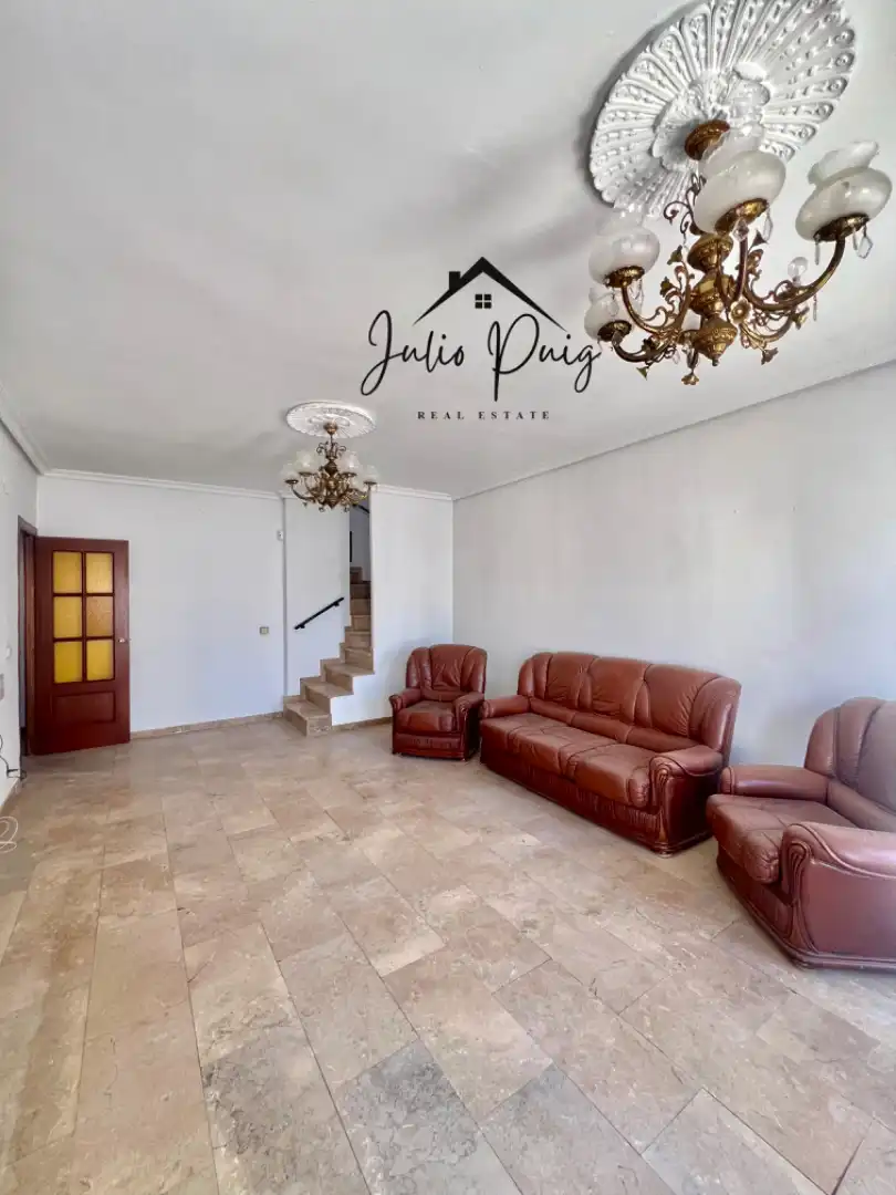 Living room of Houses for sale in Coria del Río  with Air Conditioner, Terrace and Storage room