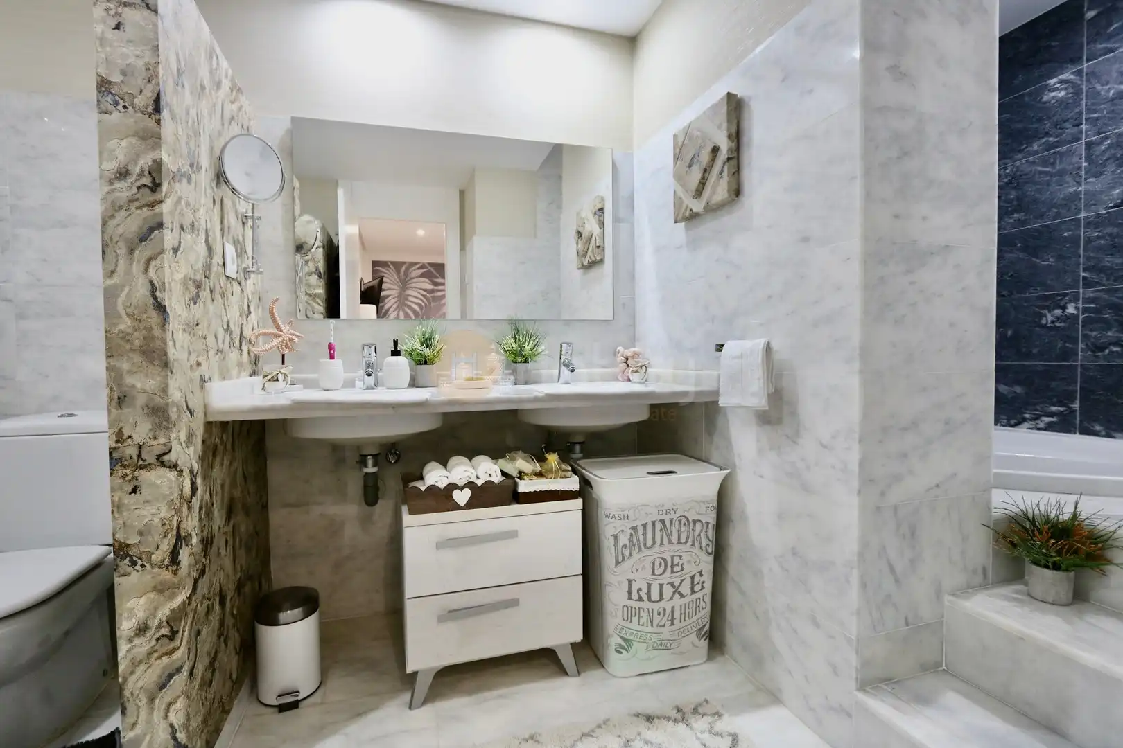 Baño de Planta baja en venta en Fuente Álamo de Murcia con Aire acondicionado, Calefacción y Jardín privado