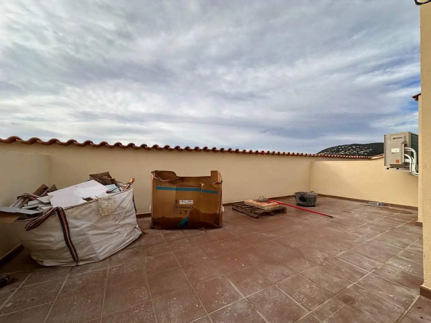 Terrasse von Dachboden zum Verkauf in Calonge i Sant Antoni mit Klimaanlage, Heizung und Privatgarten
