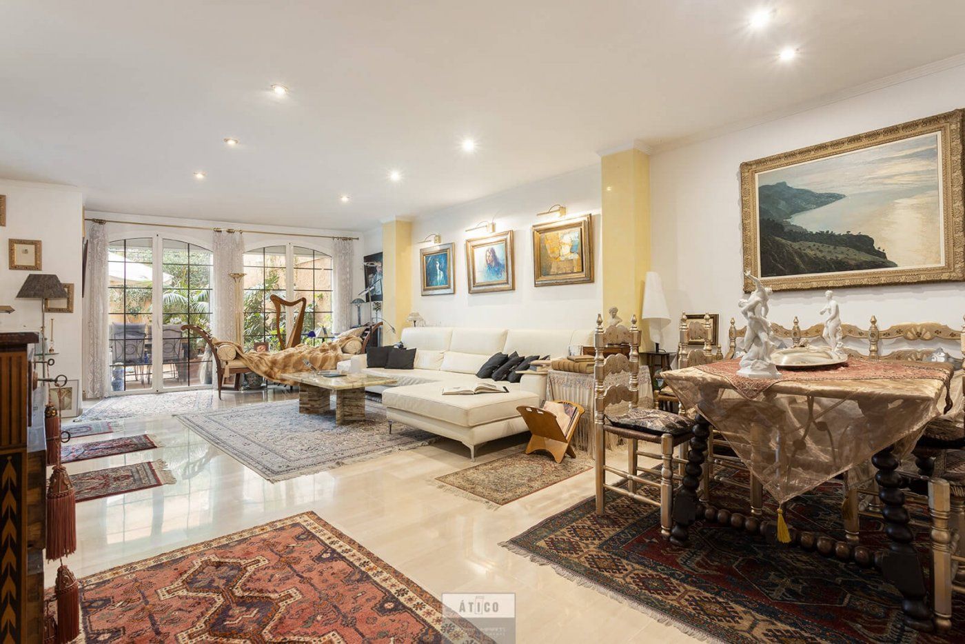 Sala d'estar de Casa o xalet en venda en  Barcelona Capital amb Aire condicionat, Calefacció i Terrassa