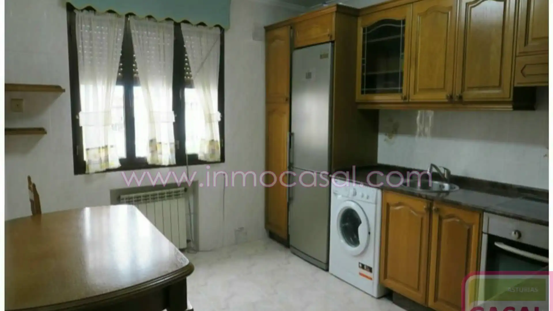 Kitchen of Flat for sale in Avilés  with Heating, Storage room and Furnished