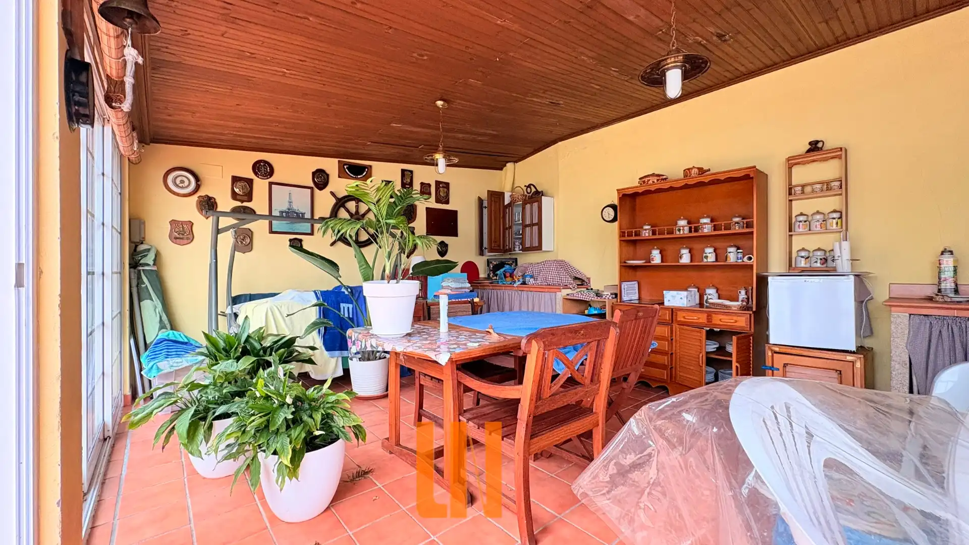 Garden of Houses for sale in Oleiros  with Heating, Private garden and Parquet flooring
