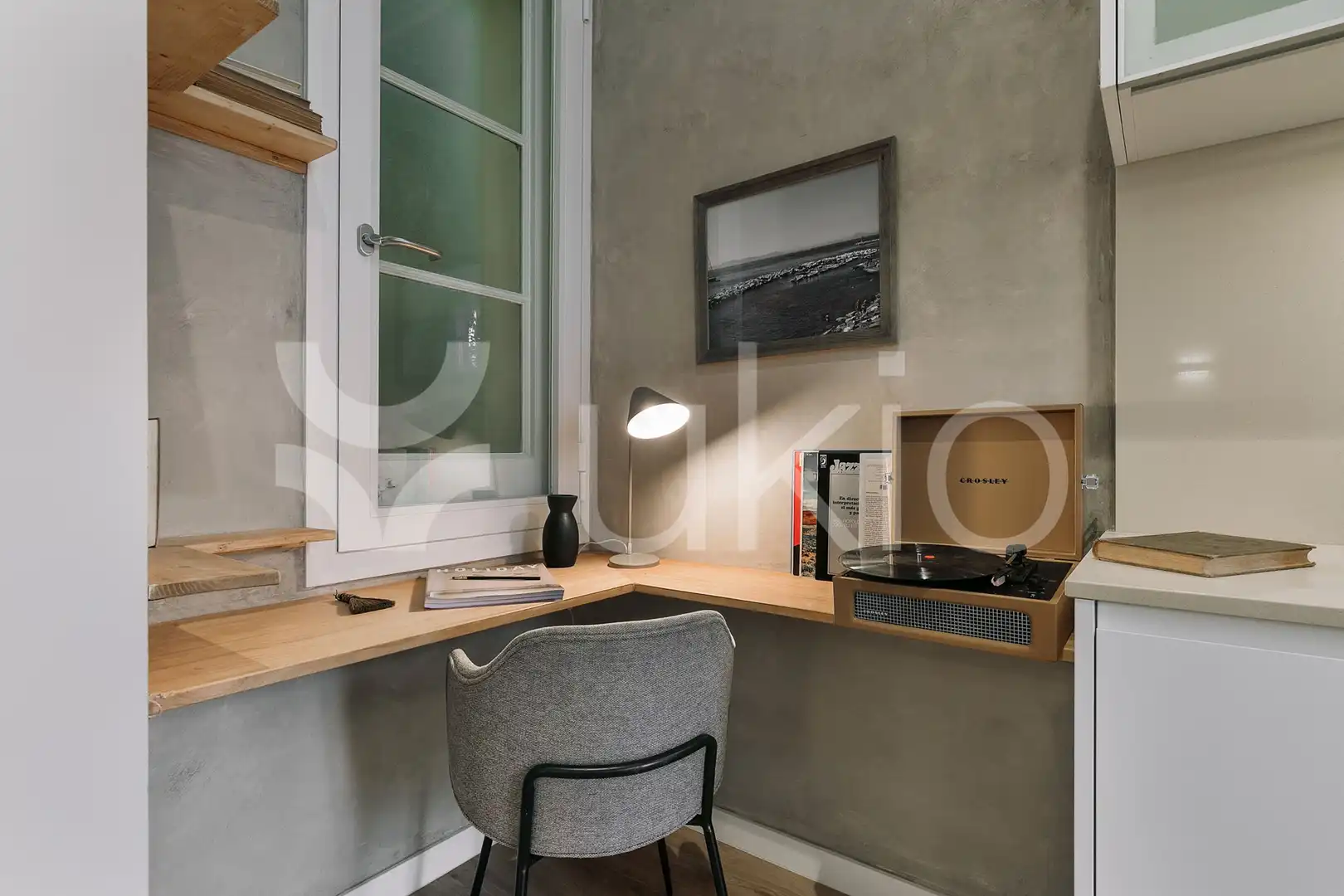 Bedroom of Study for rent in Barcelona  with Air Conditioner, Heating and Furnished