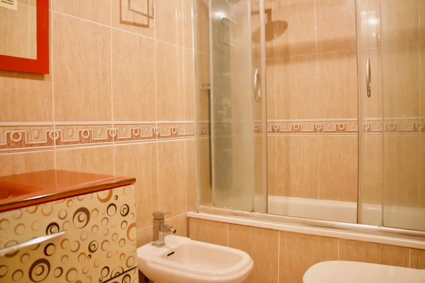 Bany de Apartament de lloguer en Moncada amb Aire condicionat, Parquet i Balcó