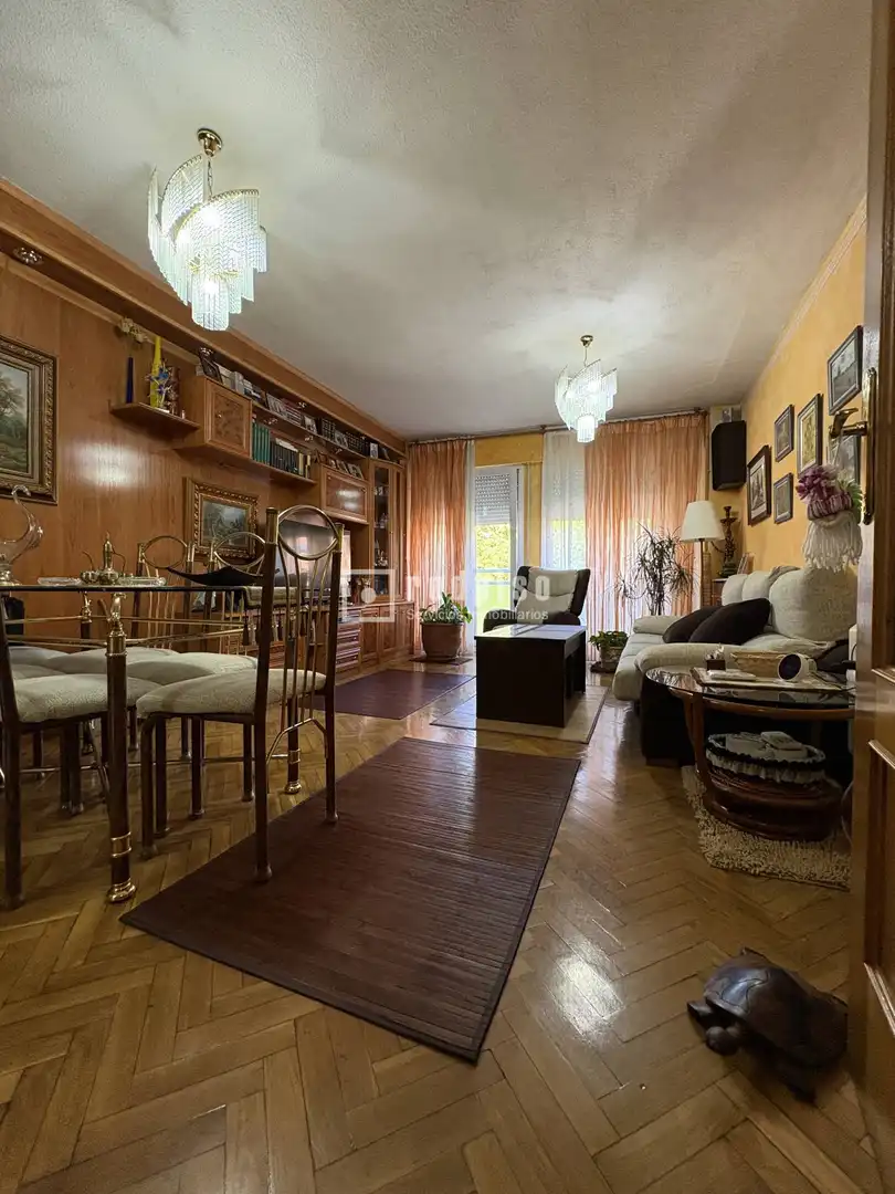 Sala de estar de Piso en venta en Madrid con Terraza