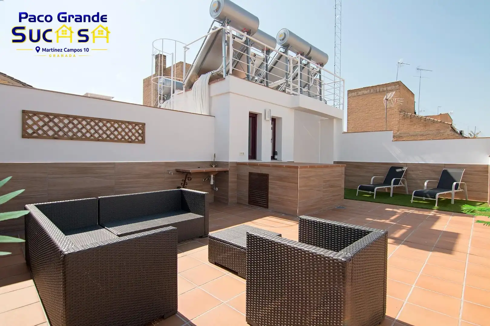 Terrassa de Àtic de lloguer en Granada amb Aire condicionat, Calefacció i Terrassa