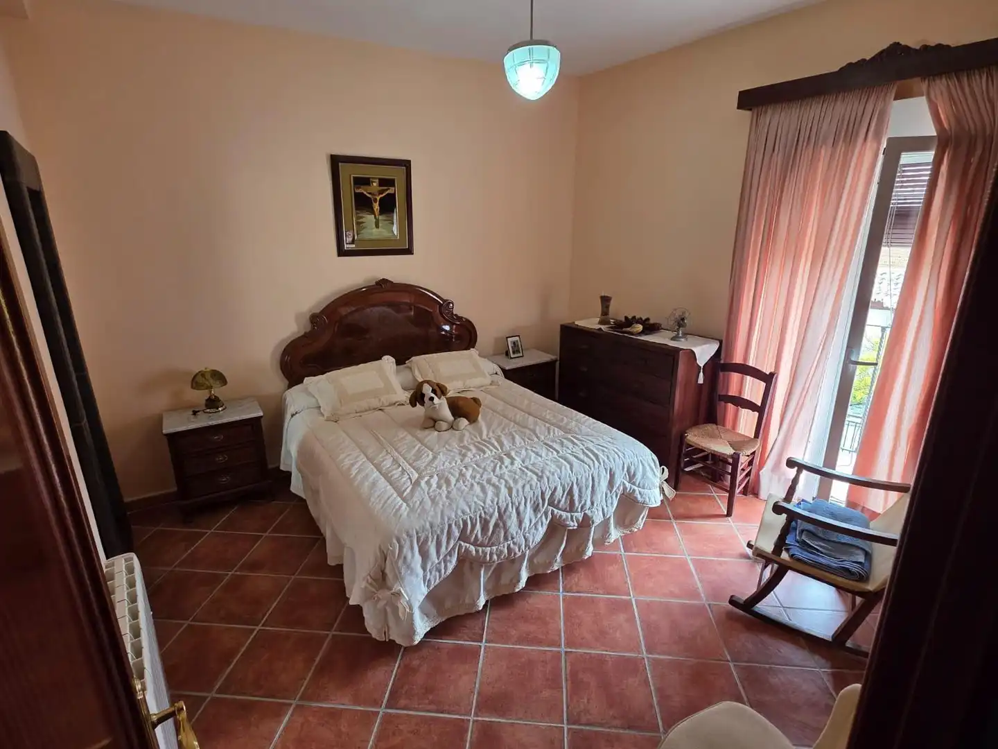 Bedroom of Houses for sale in Ventas de Huelma  with Air Conditioner, Heating and Private garden