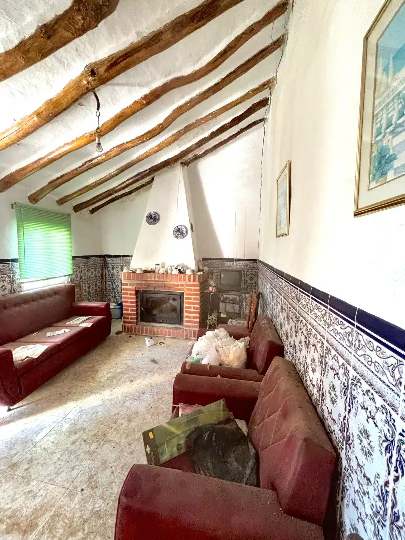 Sala de estar de Casa o chalet en venta en Colmenar con Jardín privado