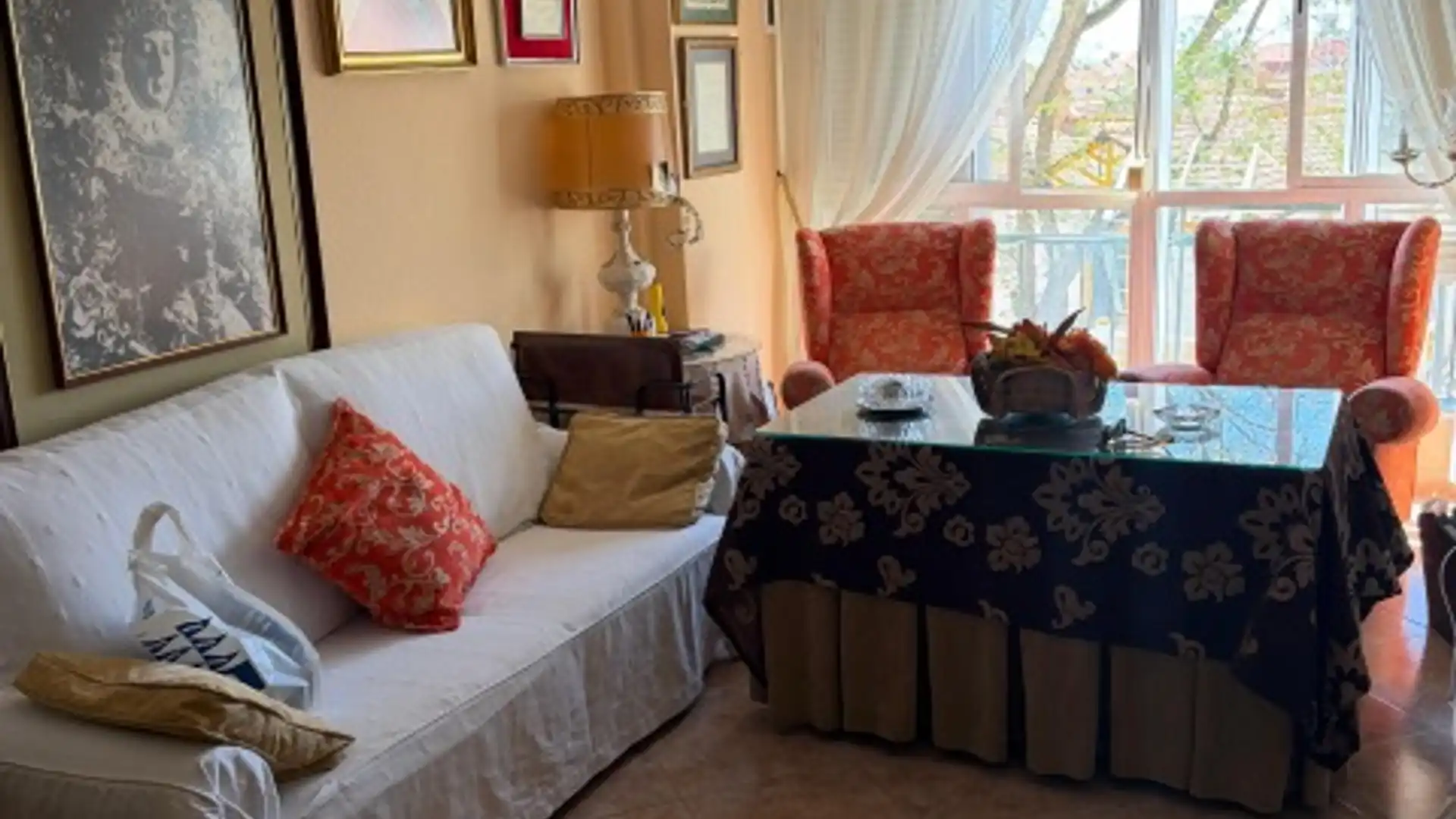 Living room of Flat for sale in  Huelva Capital  with Air Conditioner, Heating and Oven