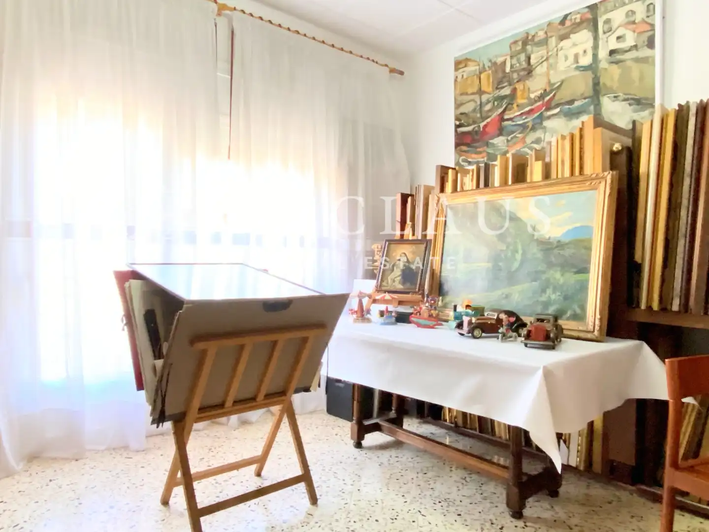 Sala d'estar de Casa adosada en venda en Sabadell amb Aire condicionat, Calefacció i Terrassa