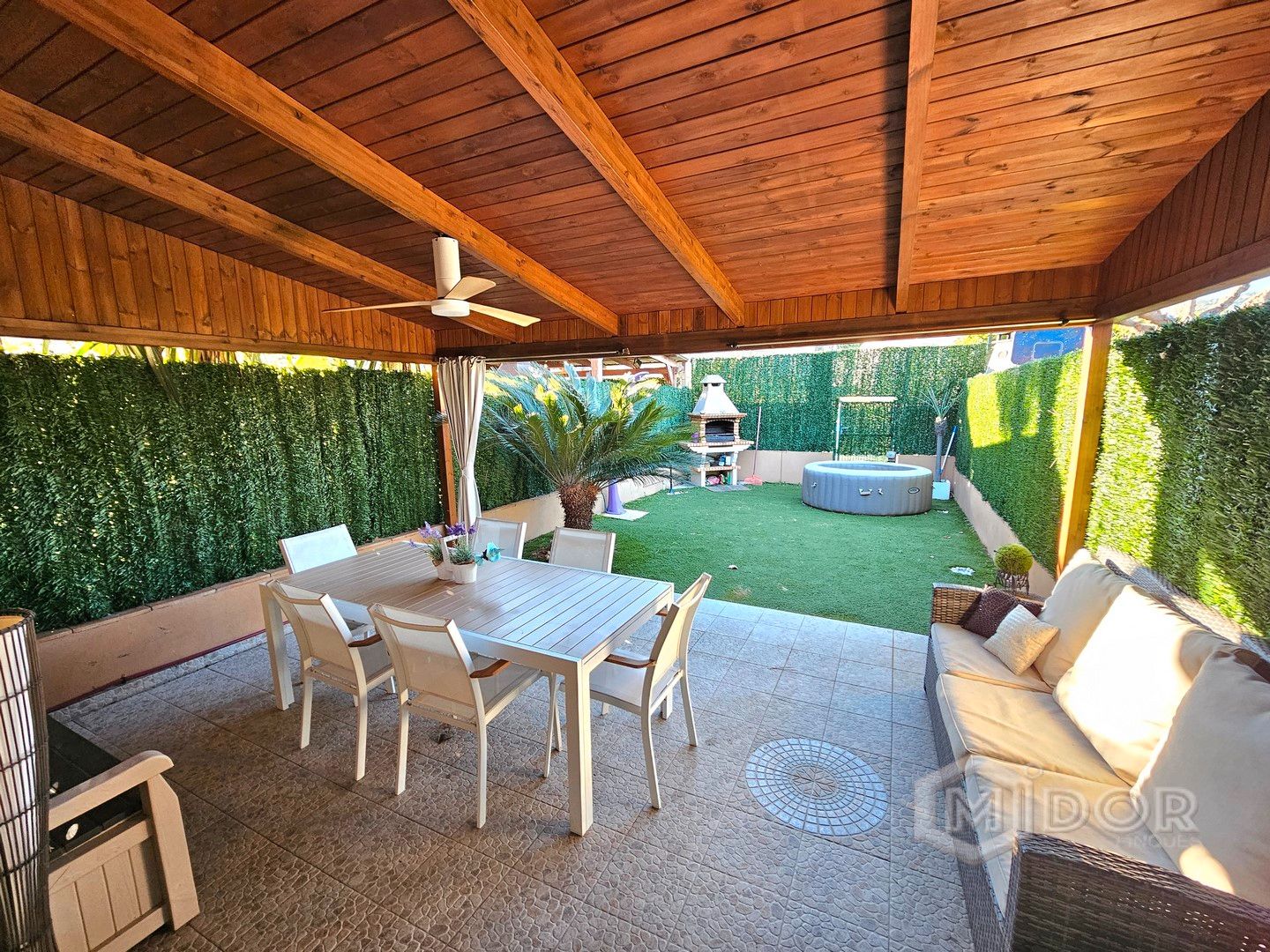 Terrace of Single-family semi-detached for sale in Castell-Platja d'Aro  with Air Conditioner, Heating and Private garden