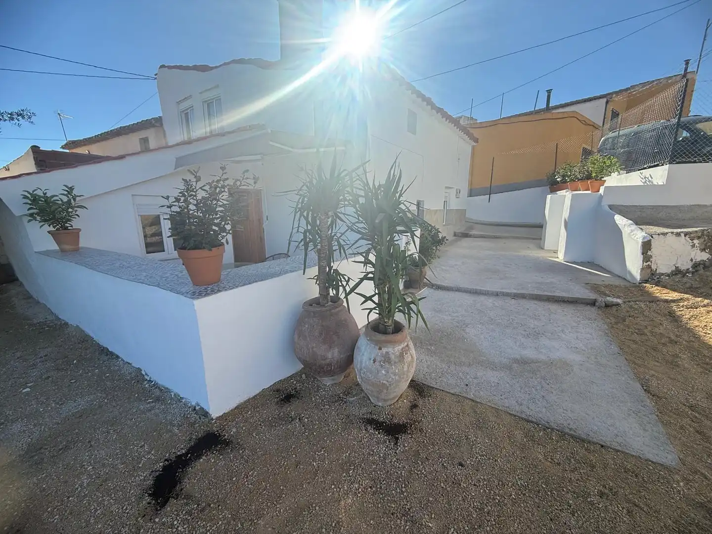 Vista exterior de Casa o xalet en venda en Cehegín amb Aire condicionat, Jardí privat i Terrassa