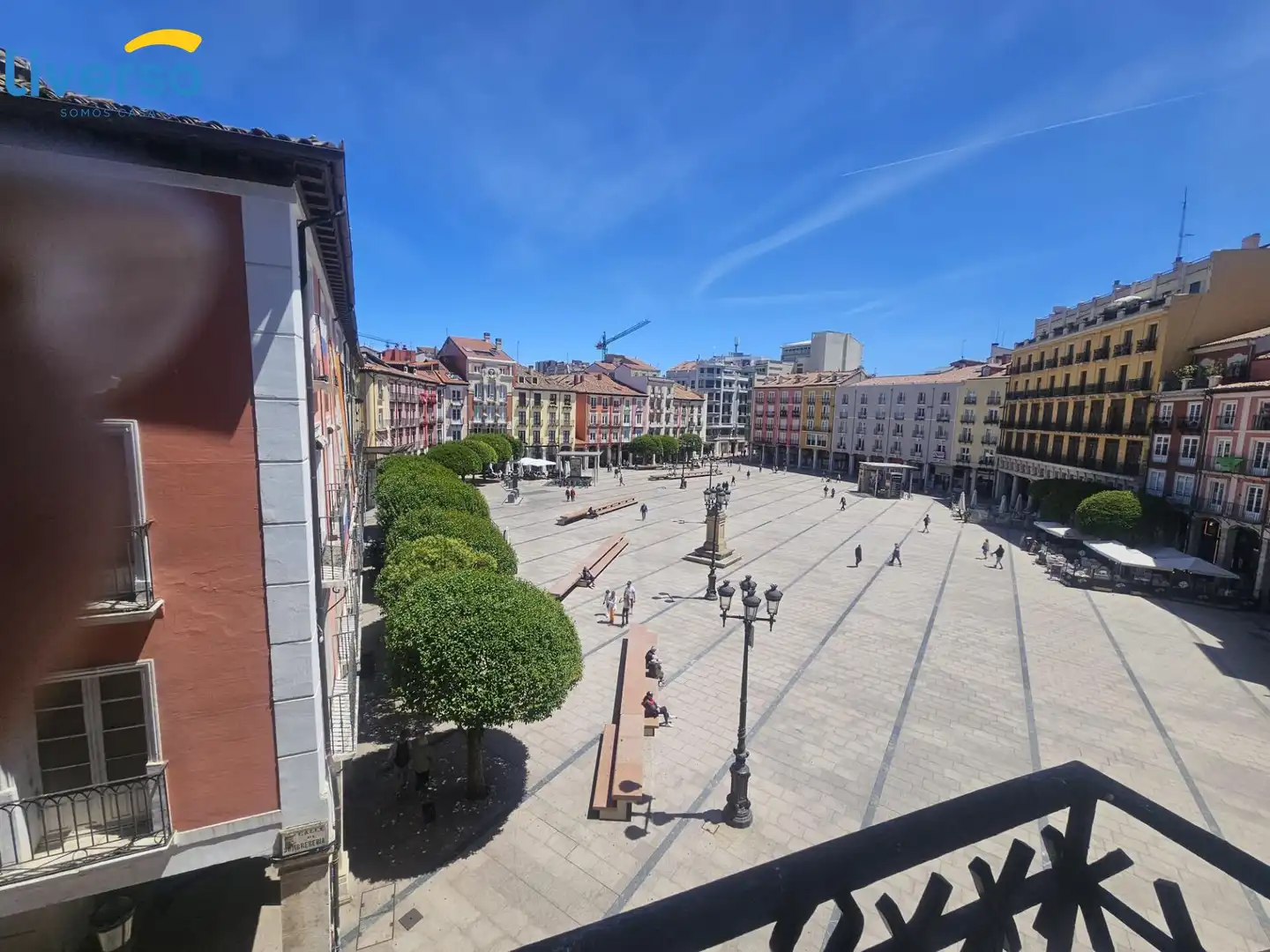 Vista exterior de Pis de lloguer en Burgos amb Calefacció, Parquet i Moblat