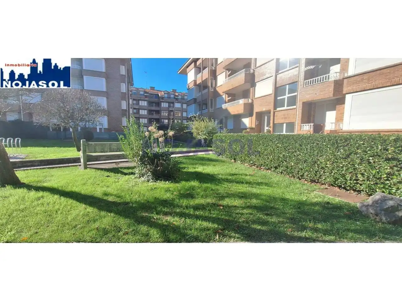 Jardín de Apartamento de alquiler en Noja con Calefacción, Parquet y Terraza