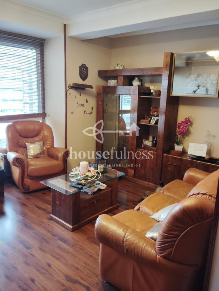 Living room of Duplex for sale in Ferrol  with Heating, Parquet flooring and Terrace