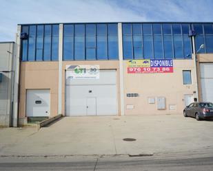 Exterior view of Industrial buildings for sale in  Zaragoza Capital