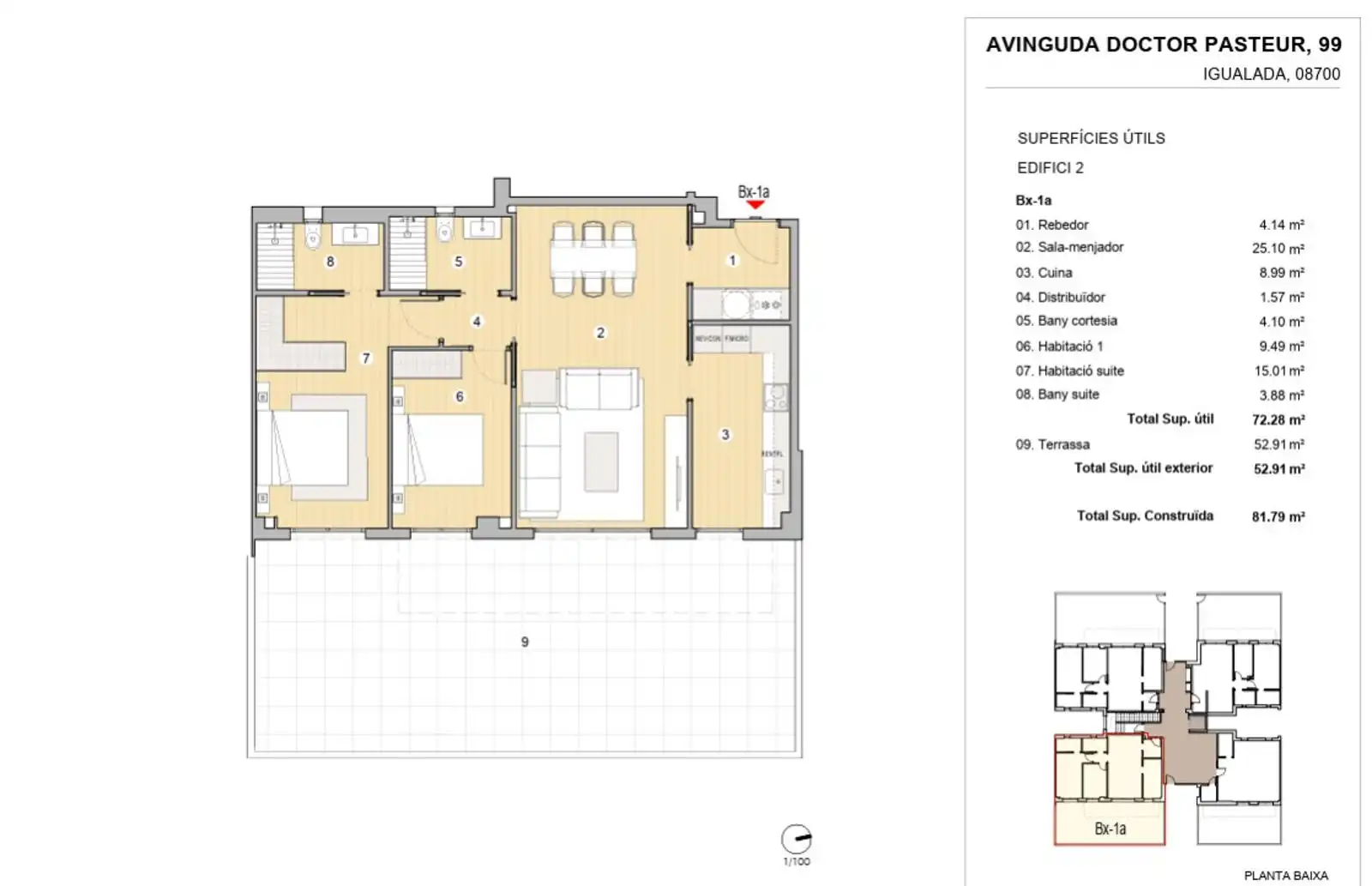 Piso de obra nueva con terraza en venta en Avinguda del Doctor Pasteur 99, imagen 14