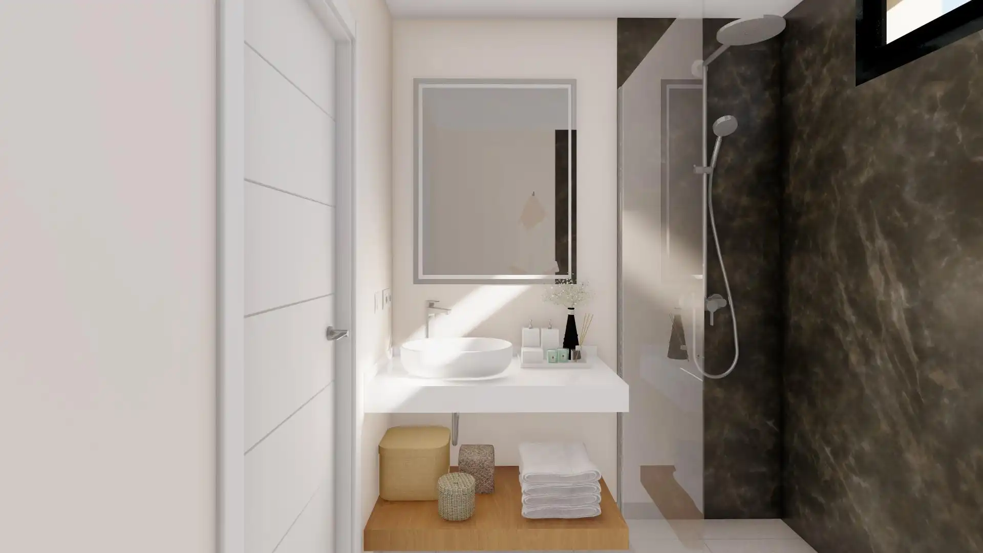 Baño de Casa o chalet en venta en Murcia con Aire acondicionado, Calefacción y Jardín privado