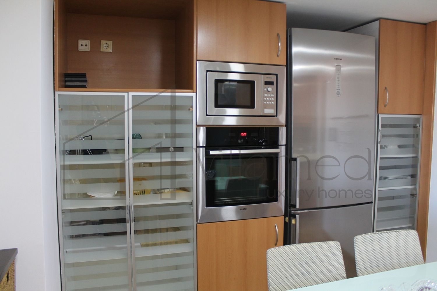 Kitchen of Flat for rent in  Valencia Capital  with Air Conditioner, Terrace and Storage room