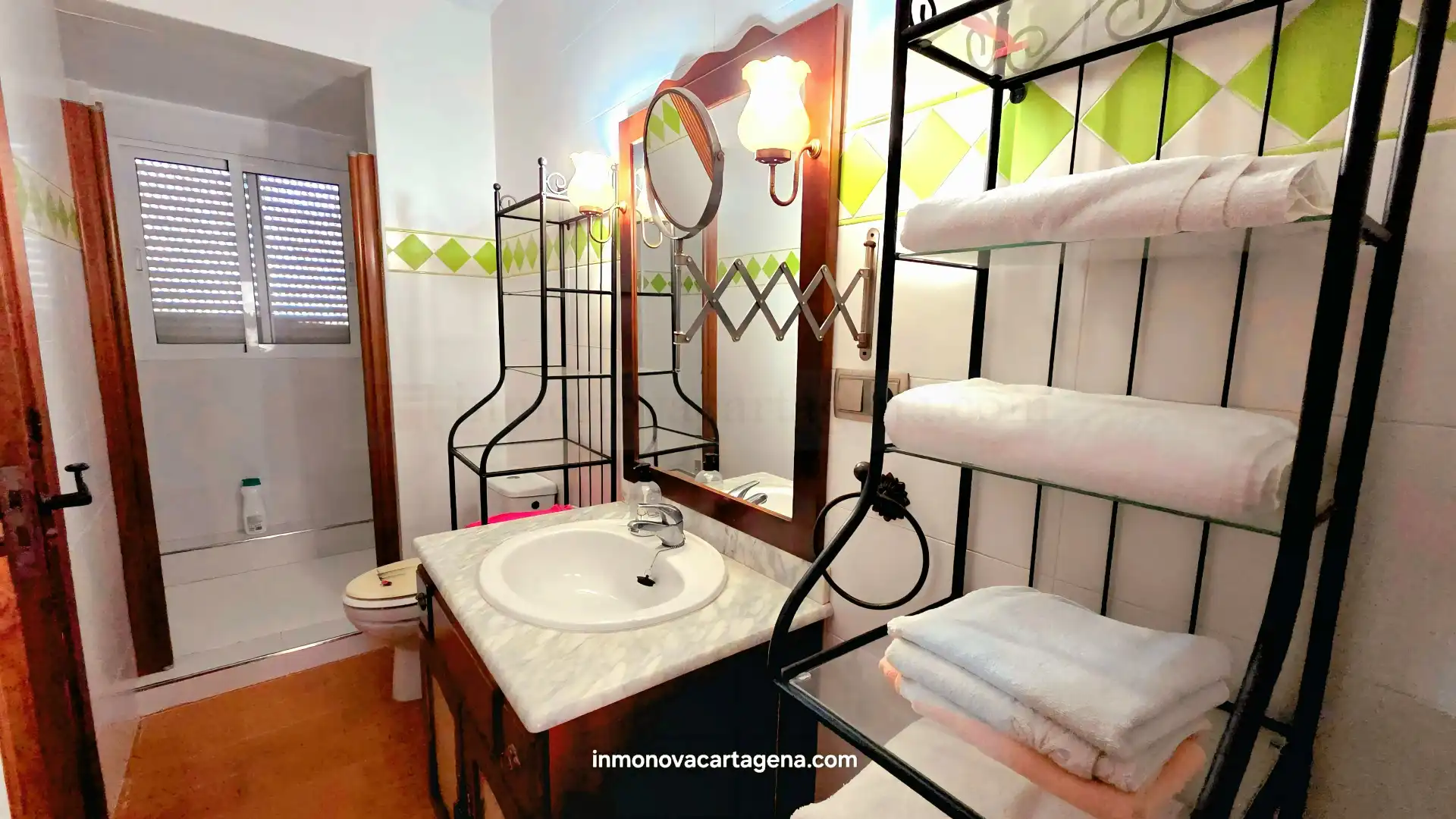 Baño de Casa o chalet en venta en Cartagena con Aire acondicionado, Calefacción y Jardín privado