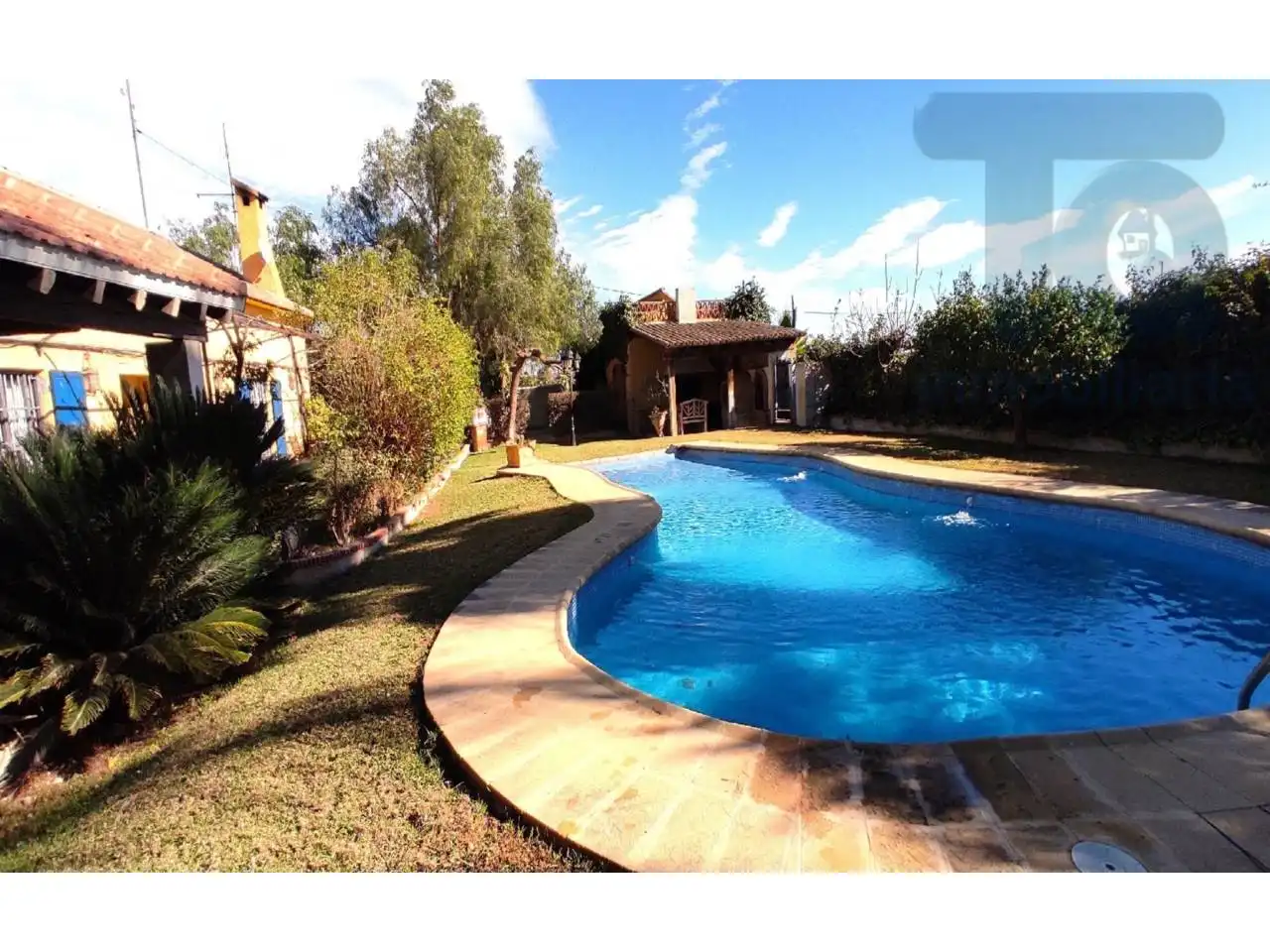 Piscina de Casa o xalet en venda en Lorca amb Aire condicionat, Calefacció i Jardí privat