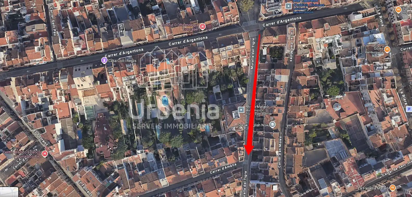 Vista exterior de Estudio en venta en Mataró con Aire acondicionado