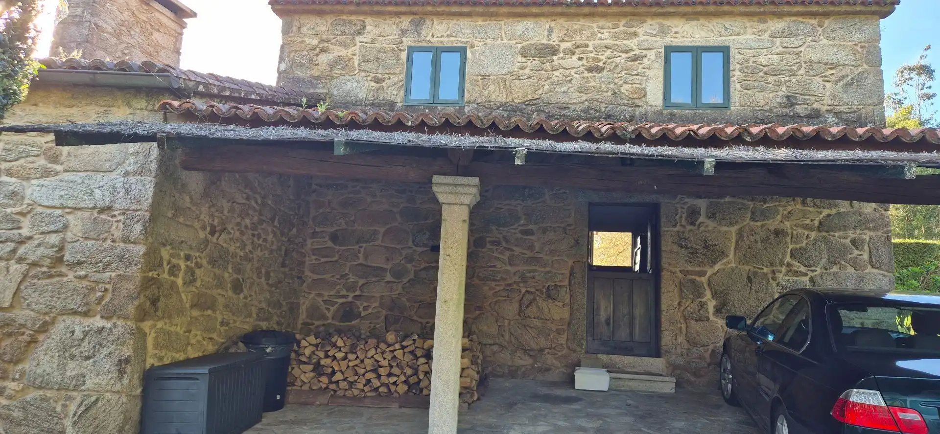 Vista exterior de Casa o xalet en venda en Ames amb Calefacció, Jardí privat i Traster