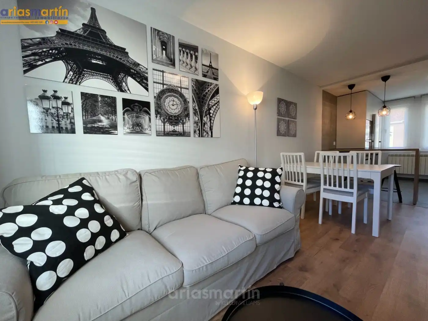 Sala de estar de Piso de alquiler en Salamanca Capital con Calefacción, Amueblado y Horno