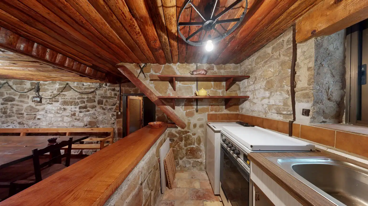 Cocina de Casa o chalet en venta en Ujué / Uxue con Jardín privado y Balcón