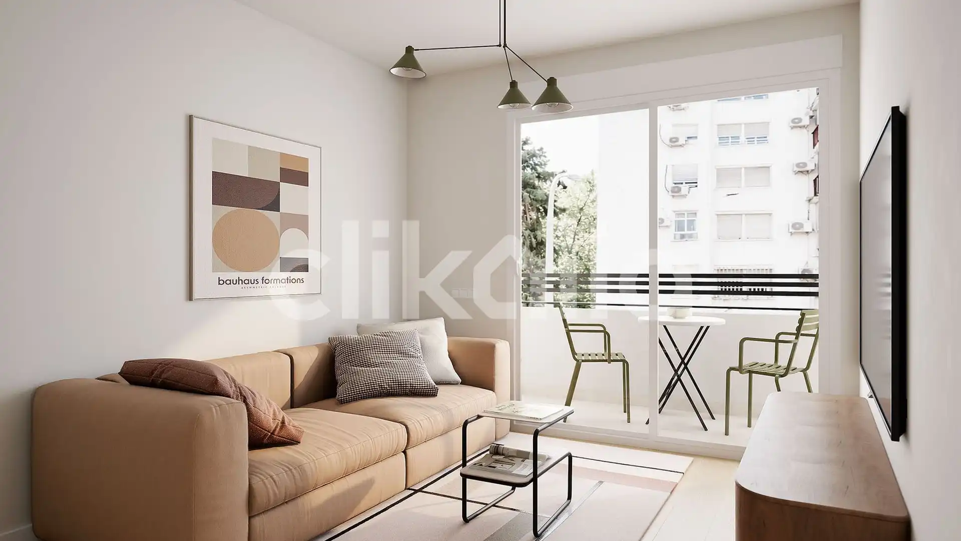 Living room of Flat for sale in  Sevilla Capital  with Air Conditioner and Terrace