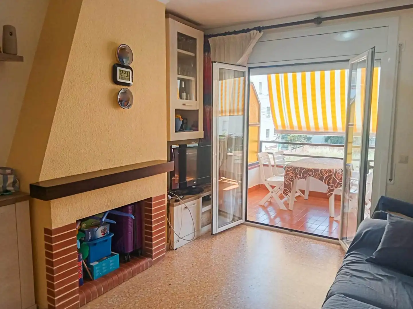 Living room of Flat for sale in Cunit  with Heating, Terrace and Storage room