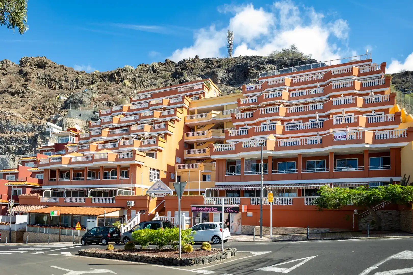 Vista exterior de Apartamento en venta en Santiago del Teide con Aire acondicionado, Terraza y Amueblado