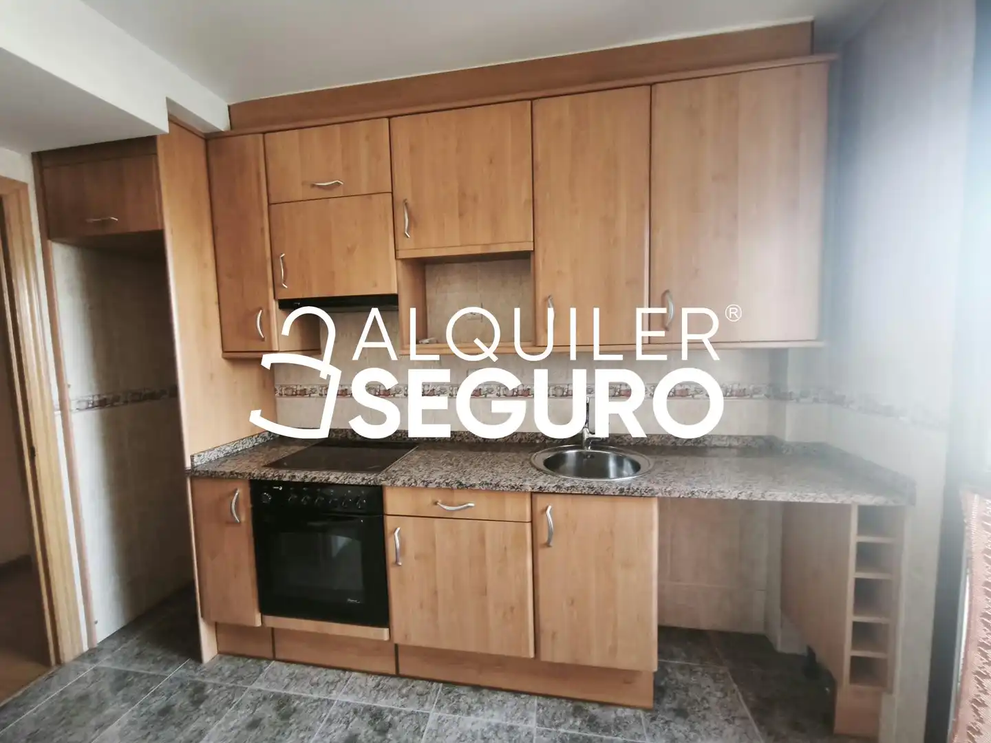 Cuina de Pis de lloguer en Zaragoza amb Aire condicionat, Calefacció i Terrassa