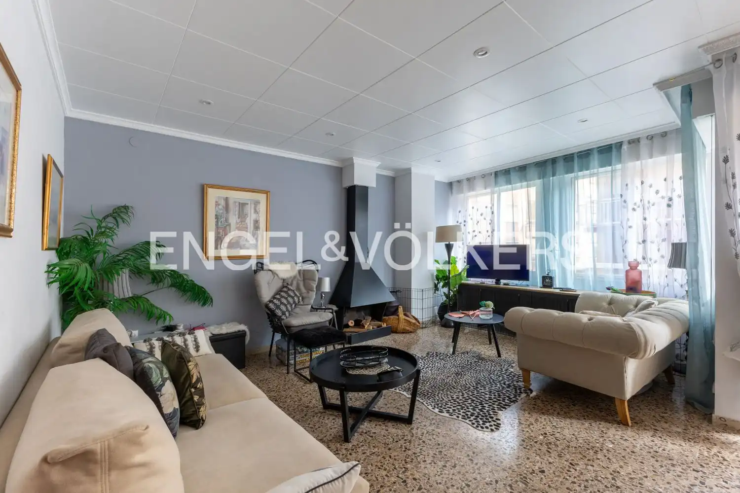 Sala de estar de Piso en venta en Benicarló con Calefacción, Trastero y Balcón