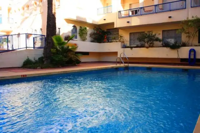 Swimming pool of Attic for rent in Garrucha  with Air Conditioner, Terrace and Swimming Pool