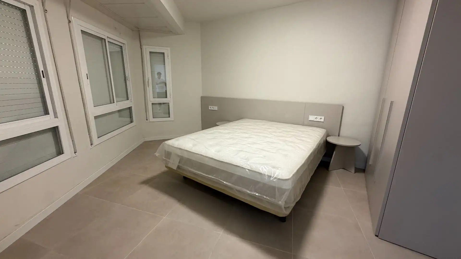 Bedroom of Flat for rent in Tortosa  with Air Conditioner, Heating and Furnished