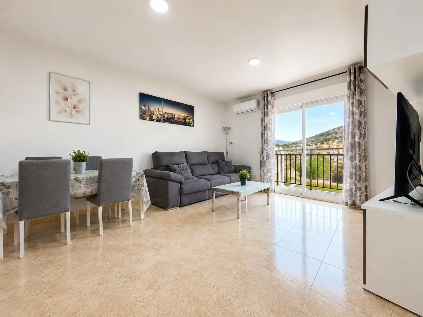 Sala de estar de Piso en venta en Abarán con Aire acondicionado y Terraza