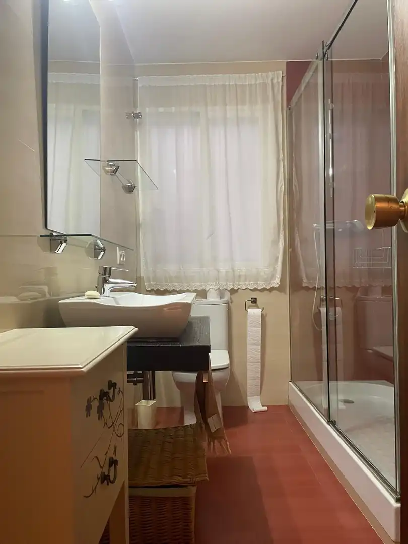 Baño de Piso de alquiler en Córdoba con Aire acondicionado, Terraza y Amueblado