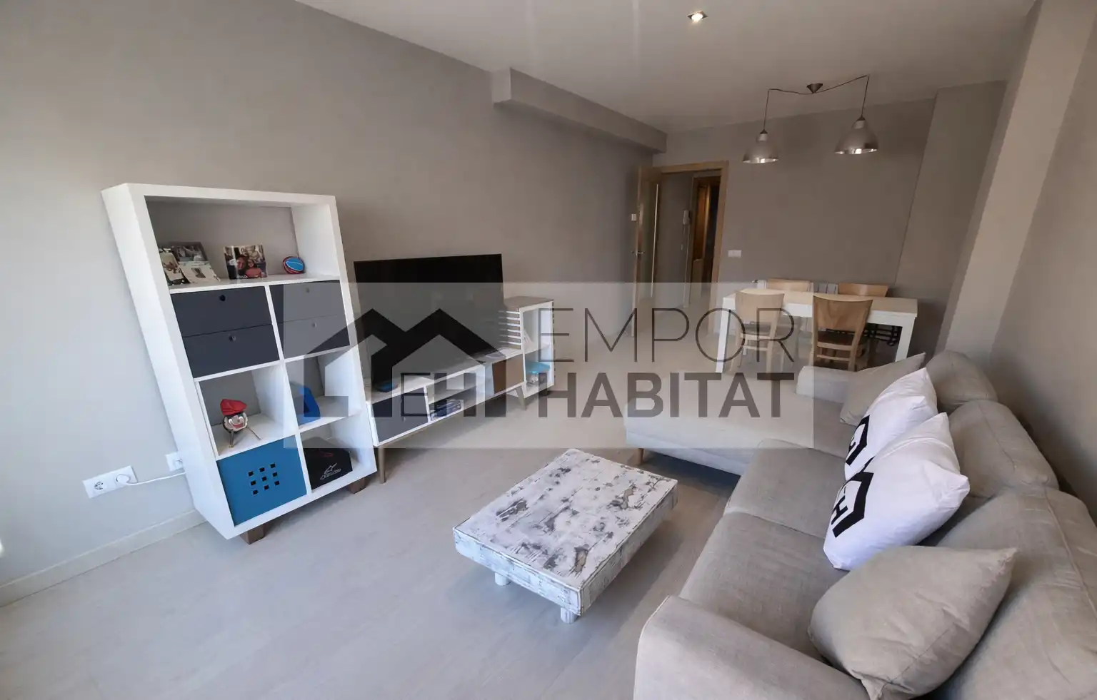 Sala d'estar de Àtic en venda en Llançà amb Aire condicionat, Calefacció i Terrassa