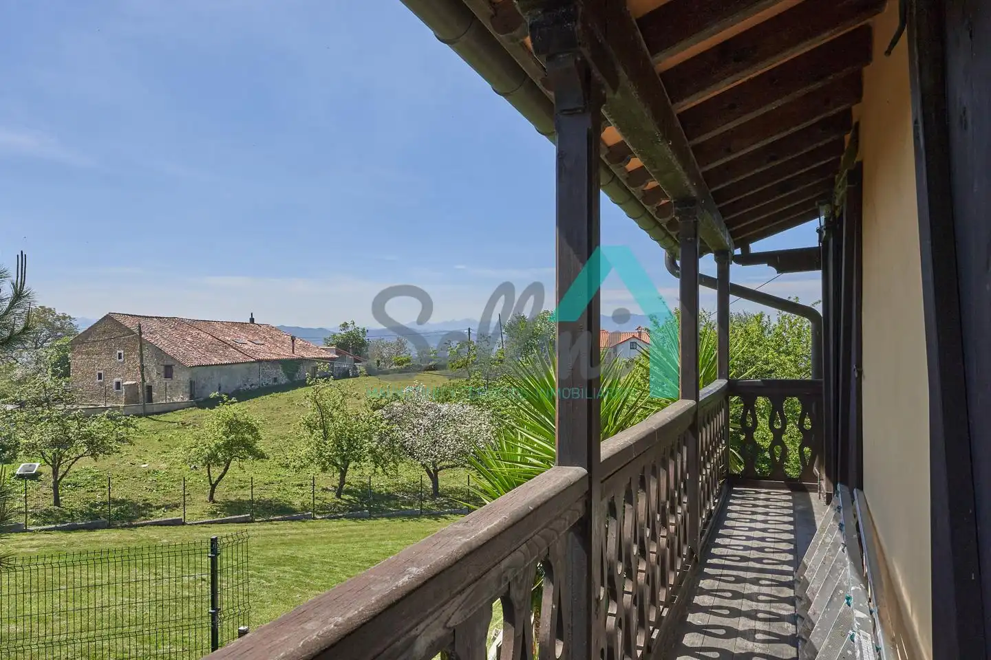 Terraza de Casa o chalet en venta en Siero con Calefacción, Jardín privado y Parquet