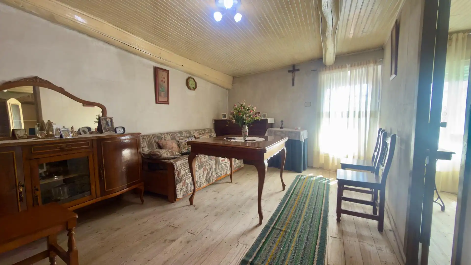 Wohnzimmer von Haus oder Chalet zum Verkauf in Cartelle mit Möbliert