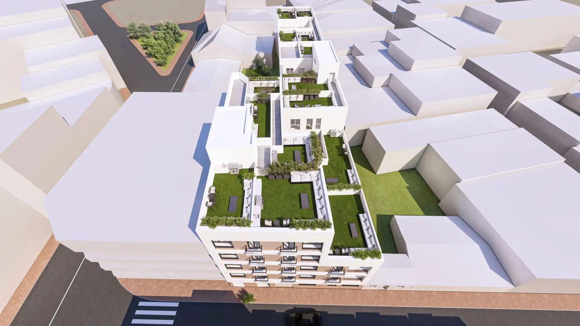 Exterior view of Apartments for sale in San Vicente del Raspeig / Sant Vicent del Raspeig  with Air Conditioner and Oven