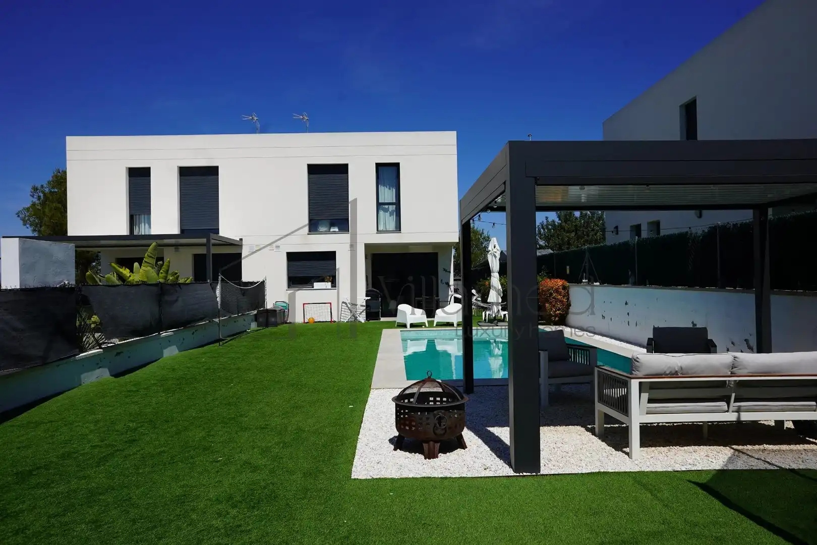 Garden of Detached homes for rent in San Antonio de Benagéber  with Air Conditioner, Heating and Private garden