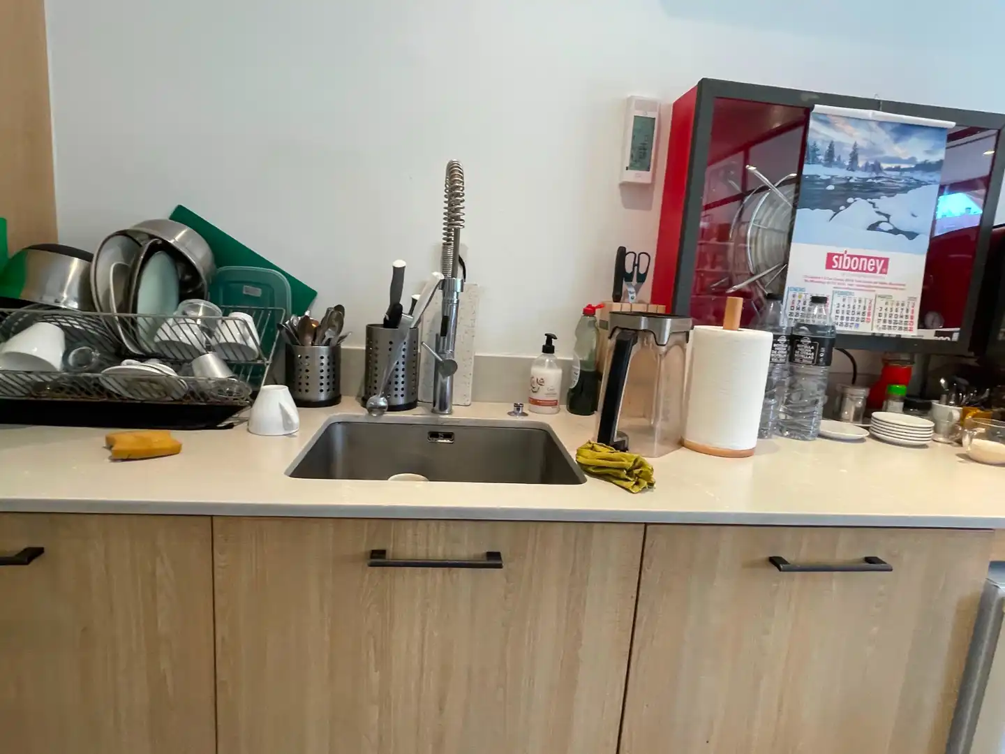 Cocina de Local en traspaso en Barcelona con Aire acondicionado y Amueblado