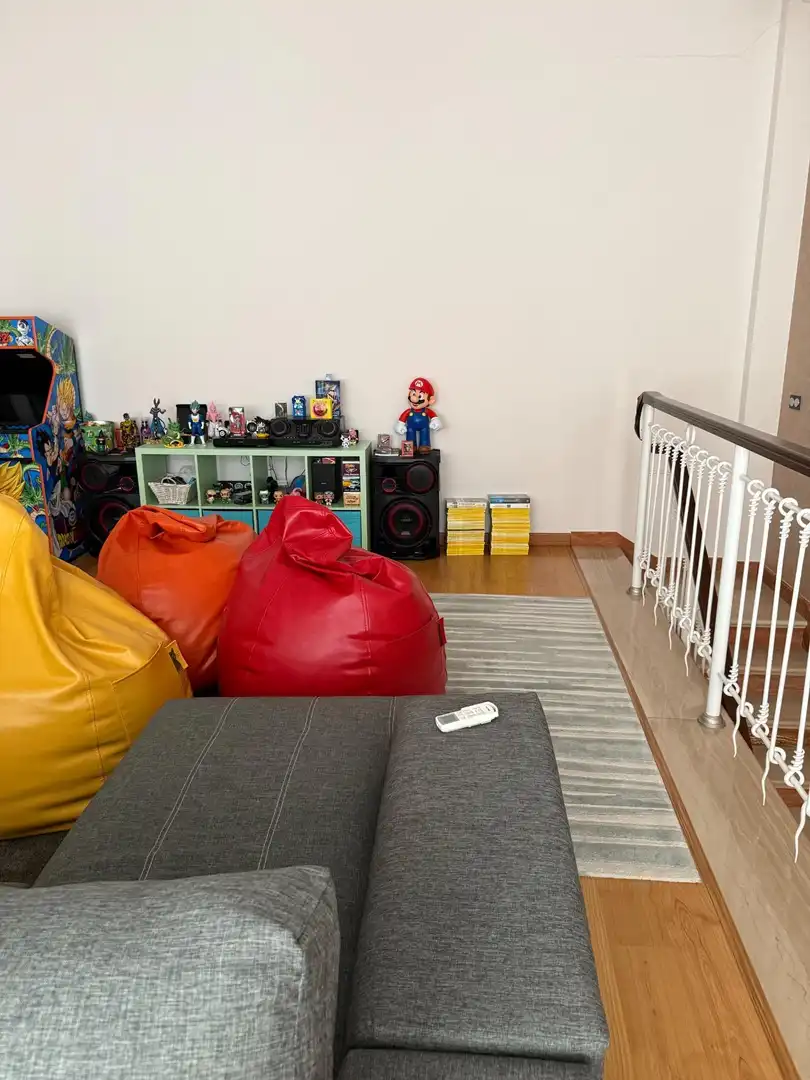 Sala d'estar de Casa adosada en venda en Mocejón amb Aire condicionat, Jardí privat i Terrassa
