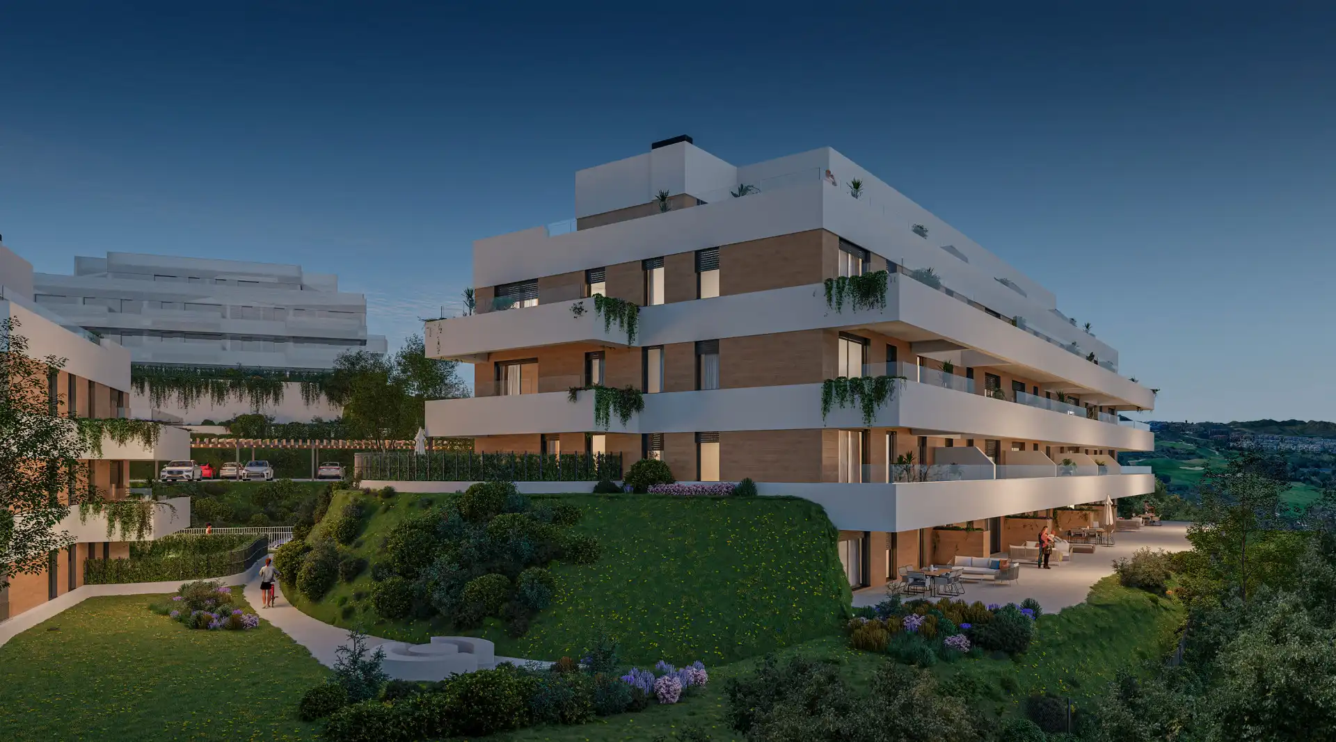 Exterior view of Apartments for sale in Marbella  with Air Conditioner, Terrace and Alarm